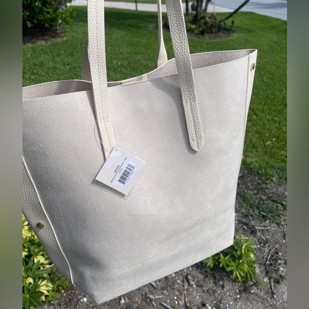 ULTA Beauty Studded Tote Bag In Neutral - Picture 2 of 12